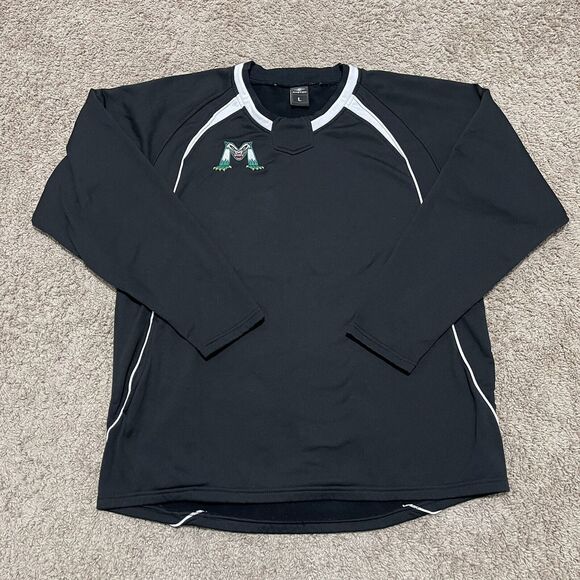 VTG Michigan Battle Cats Base Layer Men Large Black Coach Sideline Therma Easton - Picture 1 of 12
